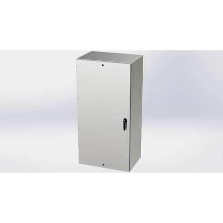 Saginaw Control & Engineering 3 Point Latch with Padlock Handle Electrical Enclosures, 72 in H, 24 in D, 36 in W SCE-72EL3624SSLPPL